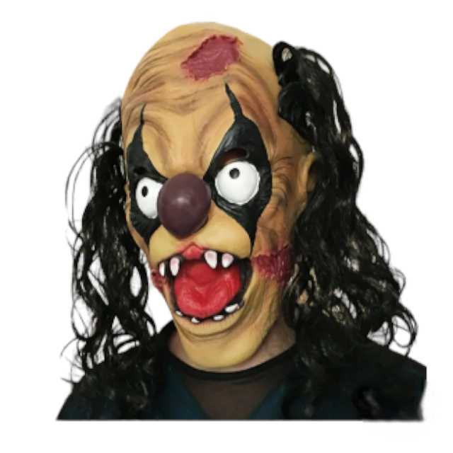 Funny Scary Clown Joker, masca din latex pentu petreceri, Halloween, bal mascat, marime universala