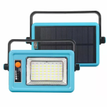 Lampa solara portabila, 56 LED-uri, 3000 LM luminozitate, suporta incarcare USB + incarcare solara