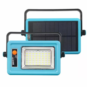 Lampa solara portabila, 56 LED-uri, 3000 LM luminozitate, suporta incarcare USB + incarcare solara