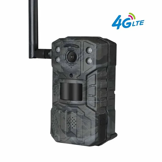 Camera de vanatoare profesionala 4G cu aplicatie mobila, rezolutie video 2,7 K, viteza de declansare 0,5 s, transmisiune live, microfon, vedere nocturna - imagine 2