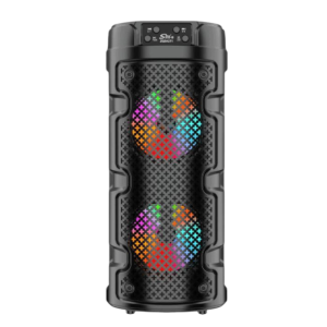 Boxa portabila cu bluetooth , microfon, 100 W PMPO, led RGB, MP3 player, difuzor de 8 inch, sunet premium pentru petreceri si karaoke