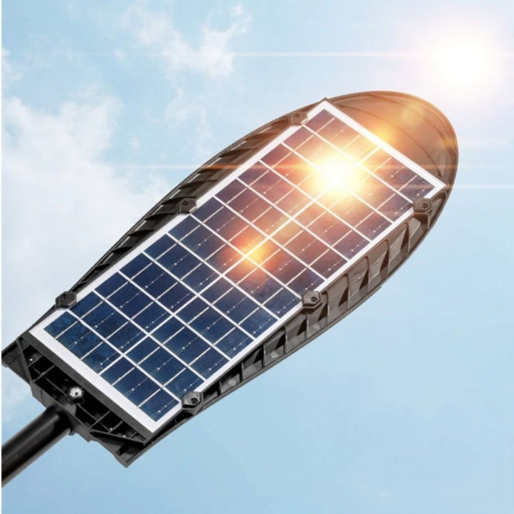 Lampa solara stradala cu 20 LED COB si telecomanda, senzor de miscare, protectie IP65