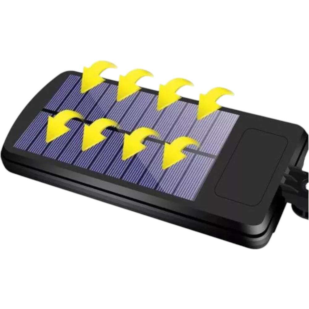 Lampa solara stradala cu senzor si telecomanda, 119 LED SMD, acumulator de 1200 mAh