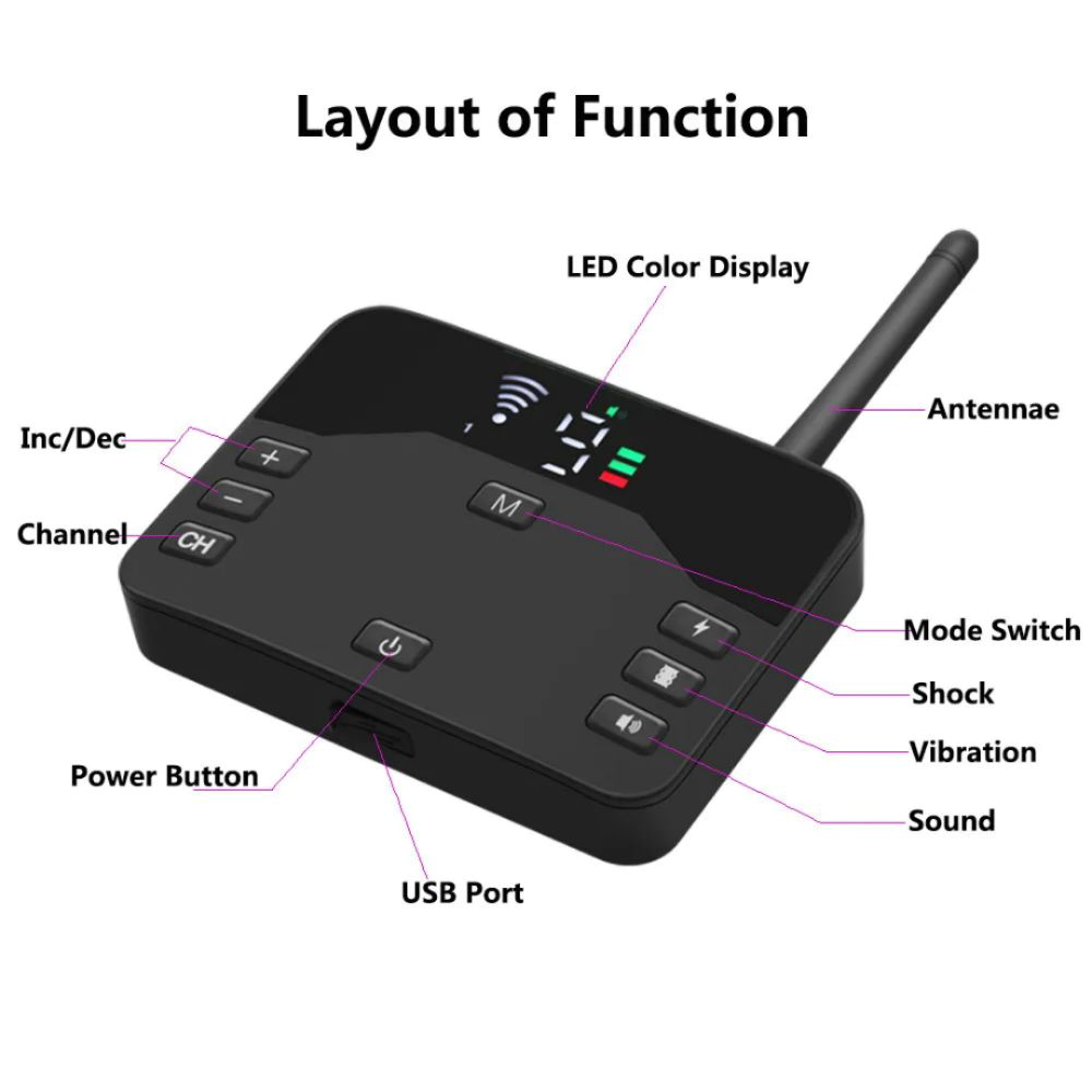 Gard electric fara fir pentru caini incapatanati, sistem de retinere a limitelor animalelor de companie, guler de soc reincarcabil, IP67, raza reglabila, pentru 1 caine