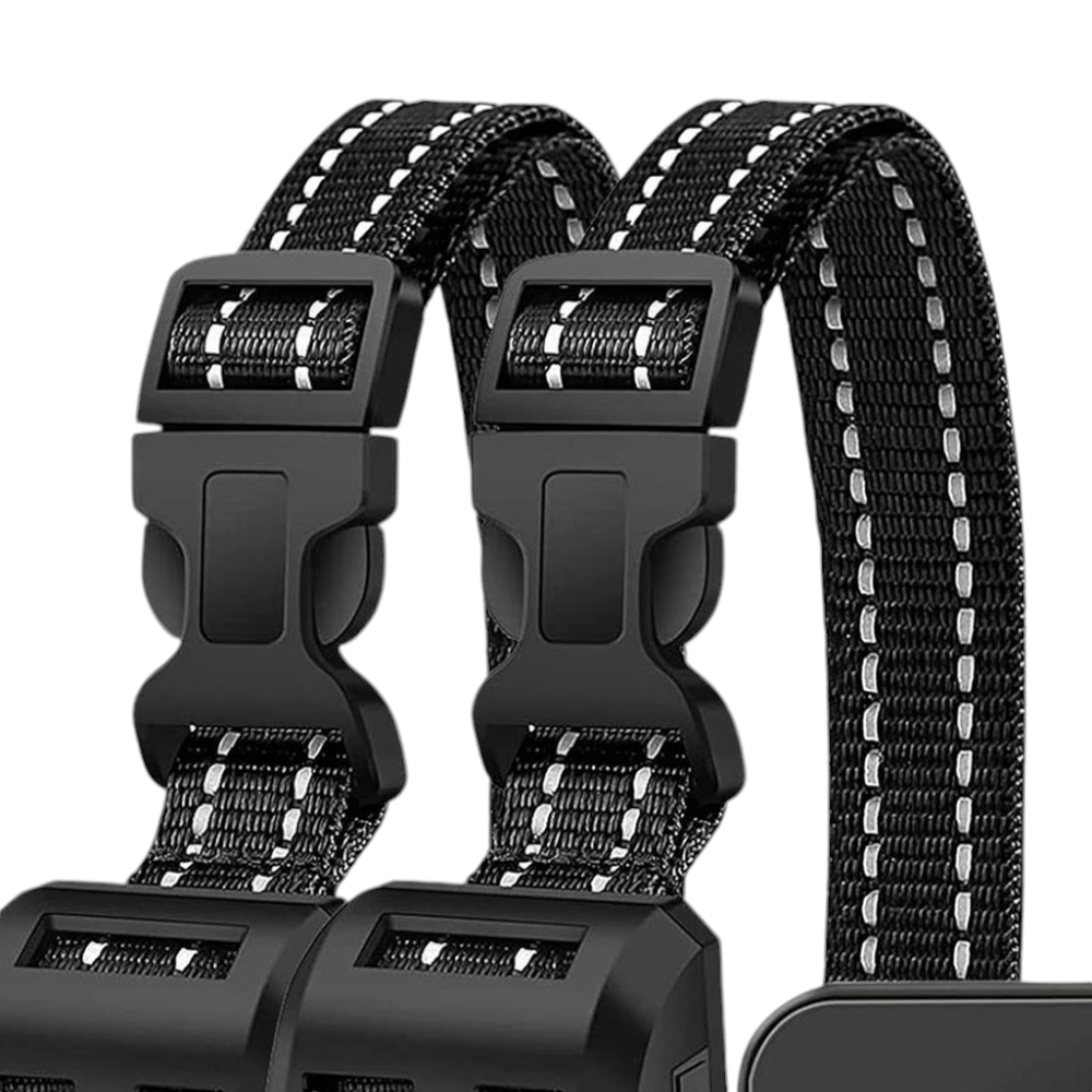 Gard electric fara fir pentru caini incapatanati, sistem de retinere a limitelor animalelor de companie, zgarda cu soc reincarcabil, IP67, raza reglabila, pentru 2 caini