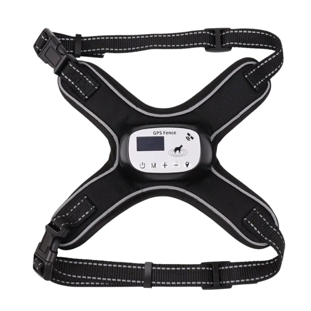 Gard invizibil pentru caini fara fir, GPS, cu 3 moduri de antrenament, reglabil, reincarcabil