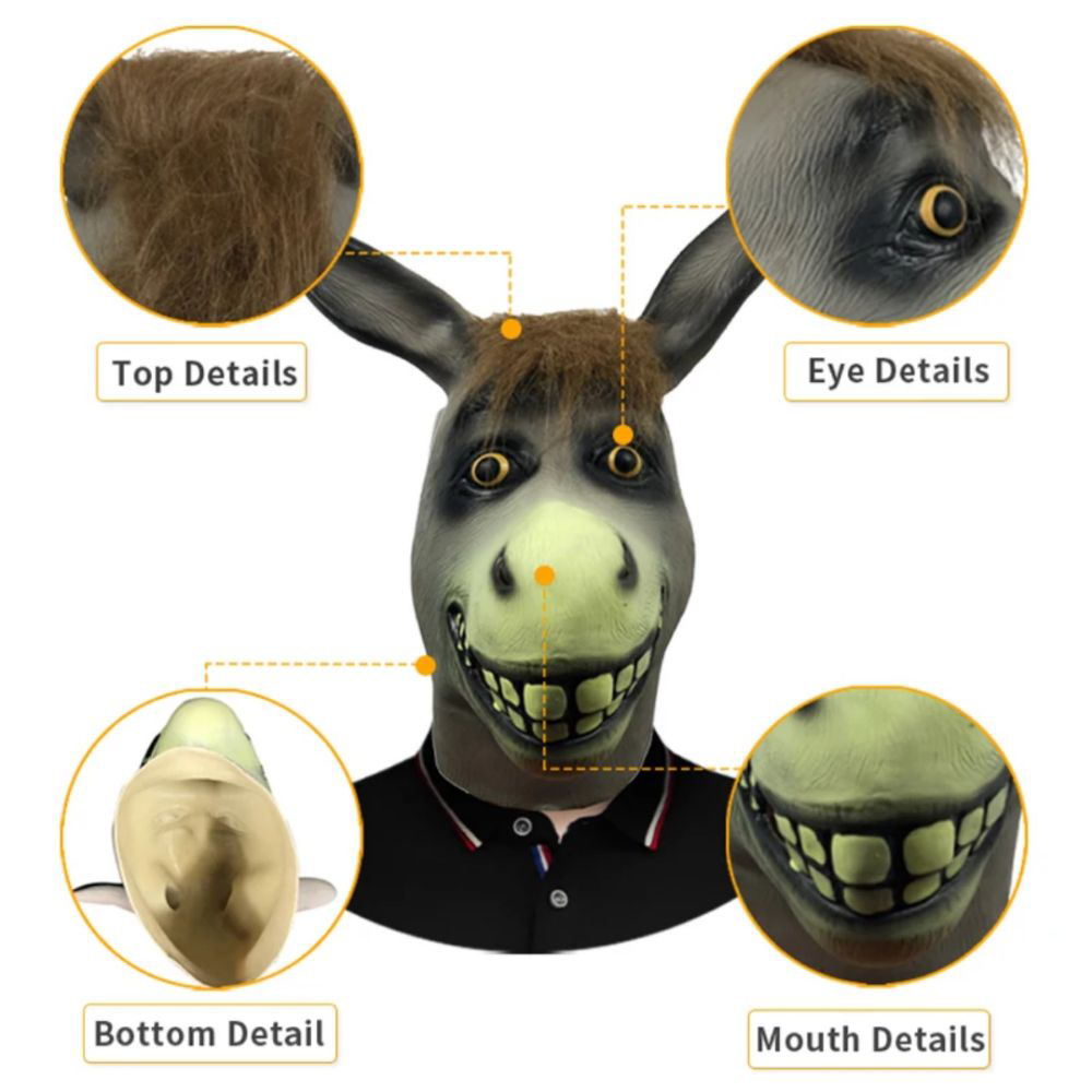 Mască Măgar Amuzantă